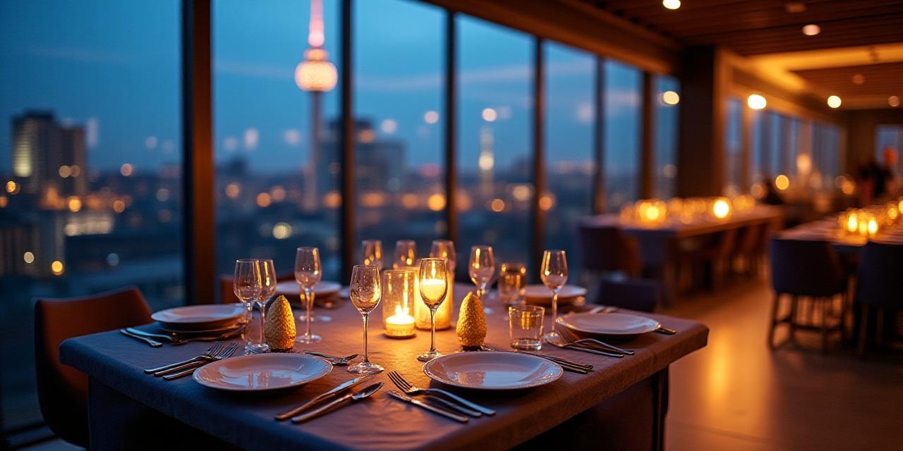 Exklusives Event Catering in Berlin Berlin Skyline Hintergrund